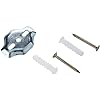 Bisman Brushed Nickel Toilet Tissue Roll Holder, For Household and Commercial Use, Practical and Elegant With Concealed Mounting Screws -BMBA009 Bisman Brushed Nickel Toilet Tissue Roll Holder, For Household and Commercial Use, Practical and Elegant With Concealed Mounting Screws -BMBA009